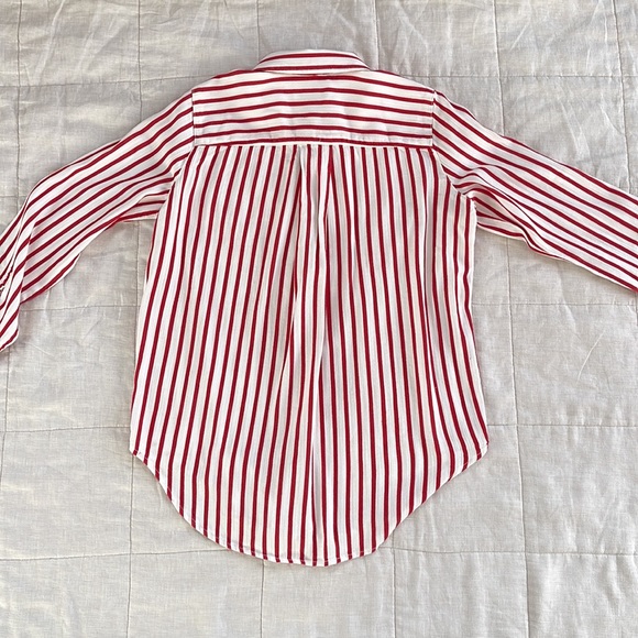 🎪 [Liz Claiborne] Striped Button-down Shirt size M - Picture 2 of 12